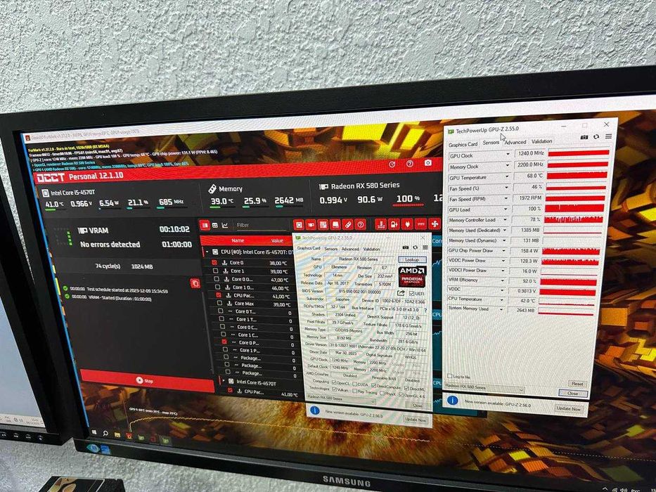 Відеокарта ТОП Sapphire Nitro+ rx580 8gb 256bit GDDR5 KLAVAcomp