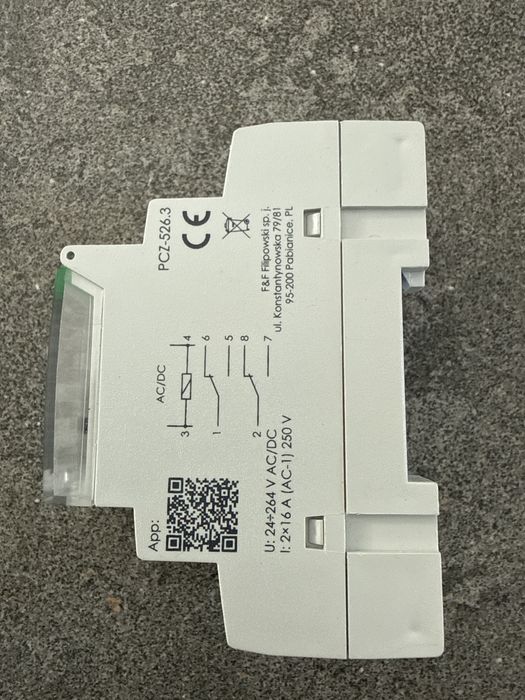 PCZ-526. 3 Zegar sterujacy z przerwa nocna