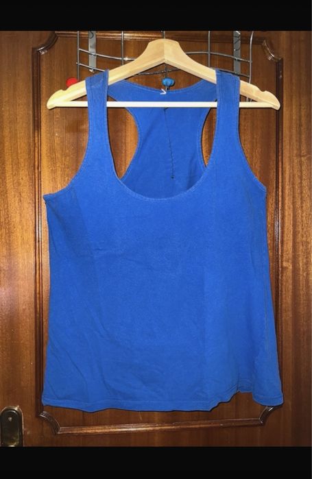 TOP de alças azul