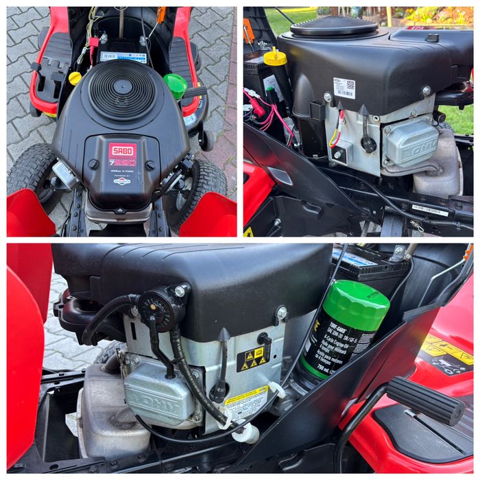 John Deere Sabo/ 22km V2 Briggs&Stratton/super stan/traktorek kosiarka