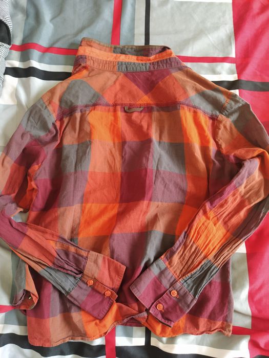 Рубашка женская в клеточку