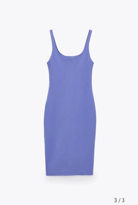 Плаття Zara лавандове, розмір XS, бавовна 100%