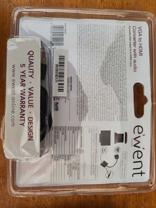 Adaptador VGA para HDMI