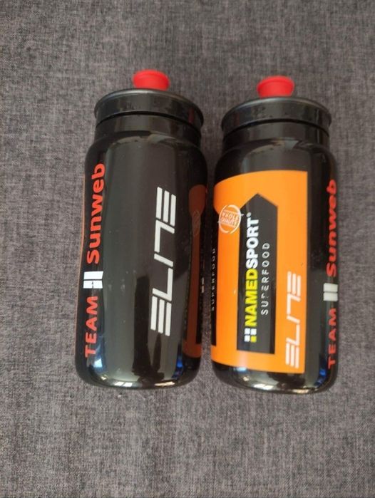 Bidon bidony kolekcjonerskie kolarskie Sunweb czarne