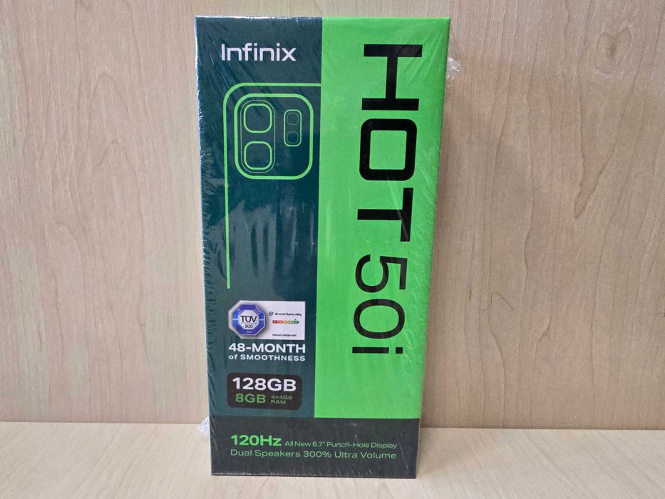 Infinix Hot 50i 4/128 GB X6531B Black Czarny - Nowy - SklepEnto - Poznań