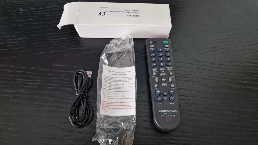 Mini WiFi Camera Hidden in TV Remote Control for ANDROID and IOS64283906413441123