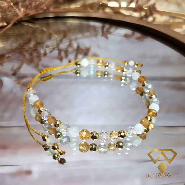 Bransoletka na sznurku "Słoneczny Blask"