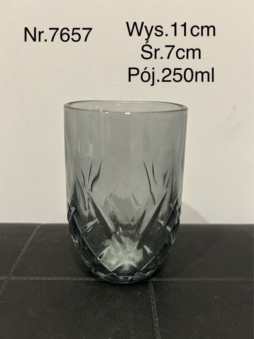 Nowa szklanka grafitowa Home Accents nr.7657