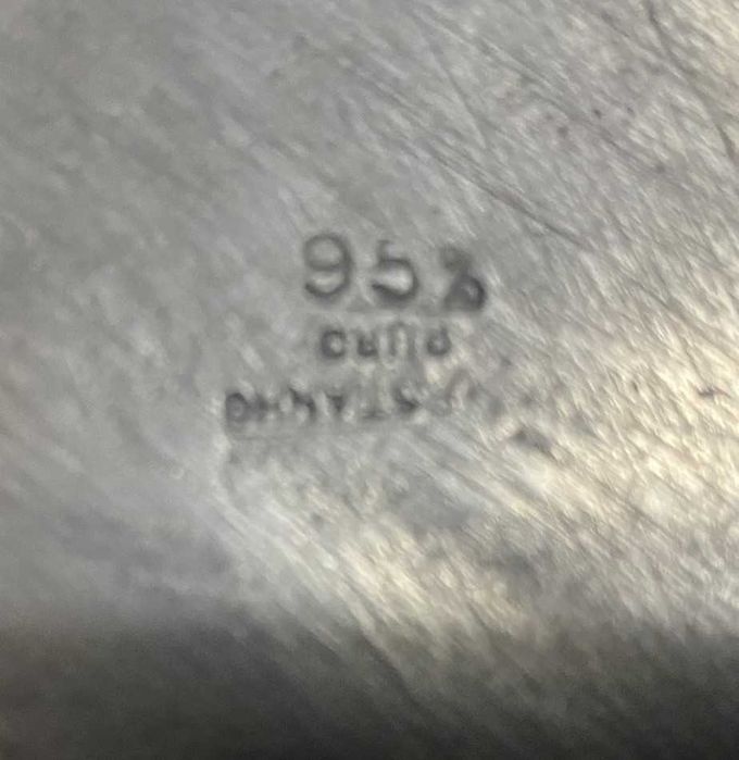 Terrina com respetiva bandeja 95% Puro Estanho