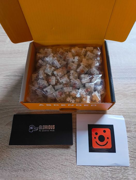 Przełączniki do klawiatury mechanicznej, switche, Kailh speed Bronze