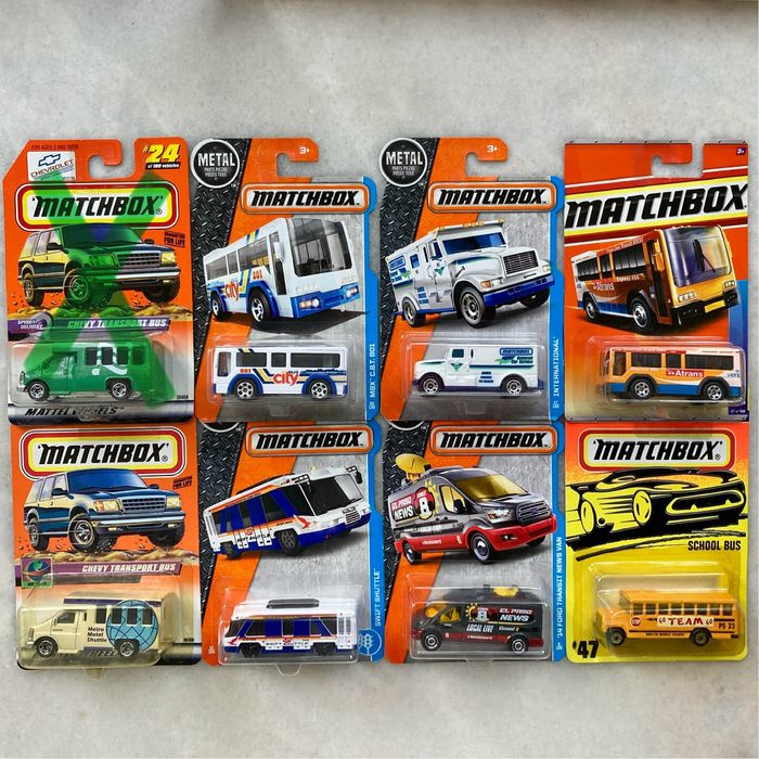 Matchbox, Police, Ambulance, Fire Truck, Military