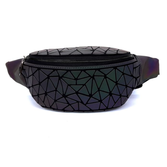 BAO BAO Поясна сумка бананка світловідбивна Хамелион