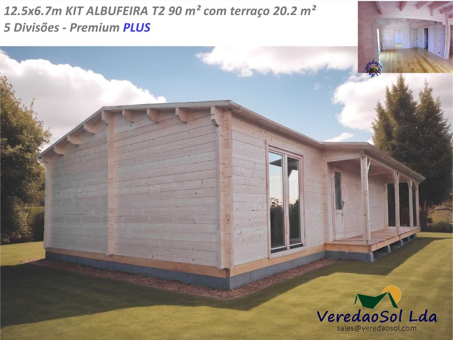 Casa Madeira ALBUFEIRA T2 90m² c. terraço 5 divisões NOVO PREMIUM PLUS
