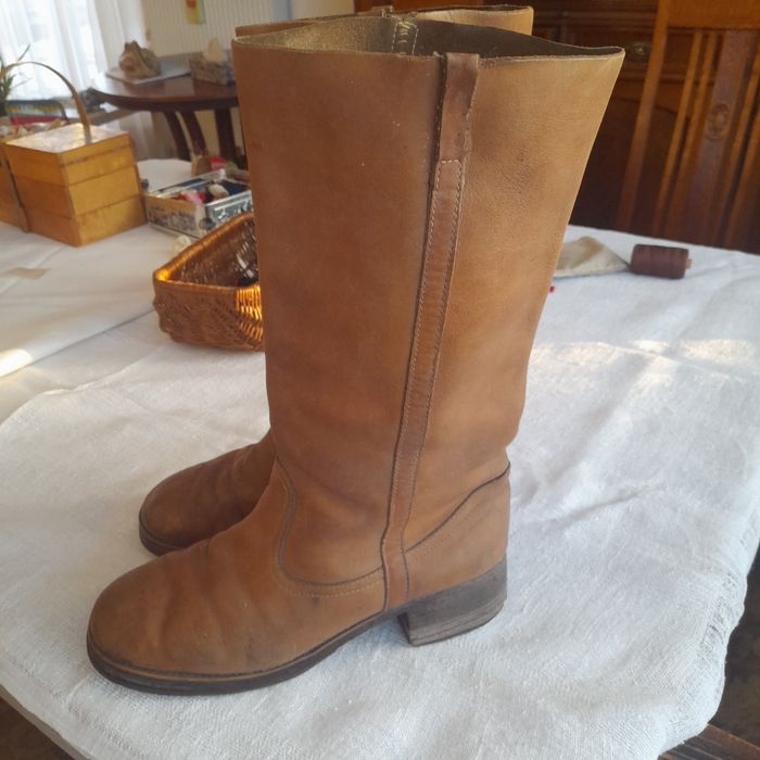 Buty skórzane PRL Hoffland