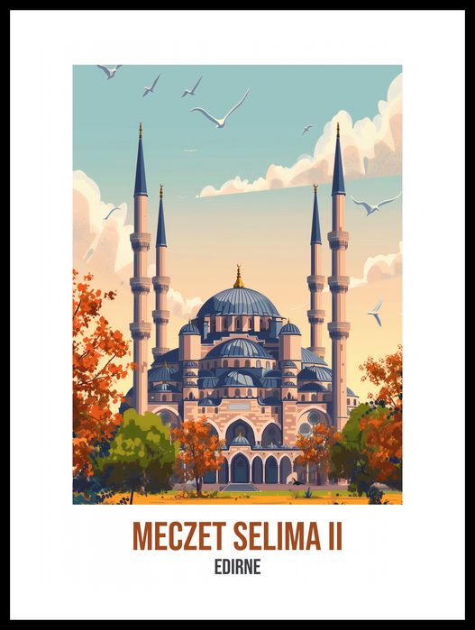 Plakat 39,5x55cm Meczet Selima II