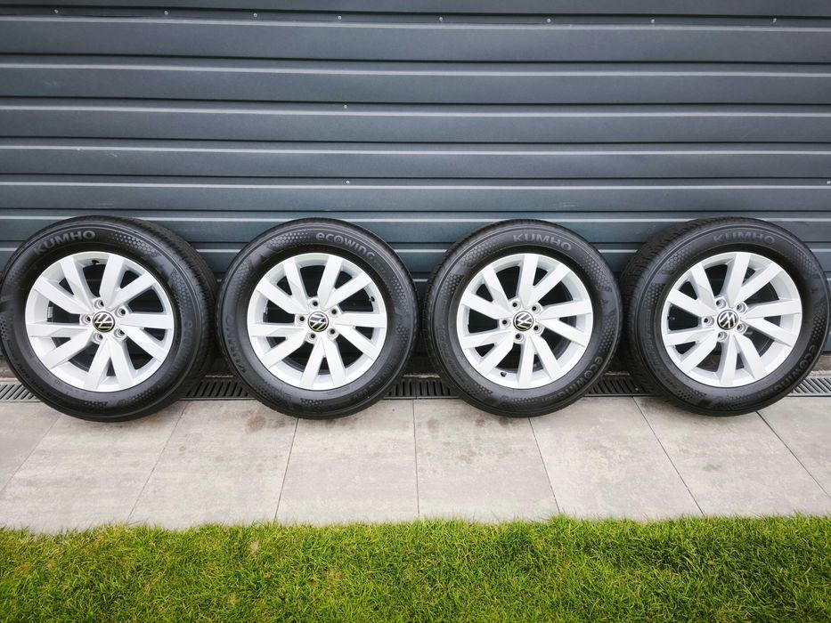 Oryginał VW 16" 5x112 T-Roc Q2 Passat Touran Ateca Karoq ŁADNE 7mm 23r