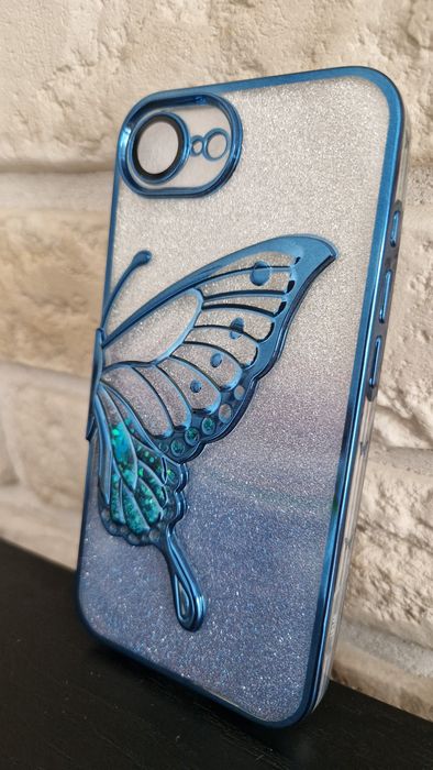 Tel Protect Butterfly Water Case do Iphone 17e/16e niebieski