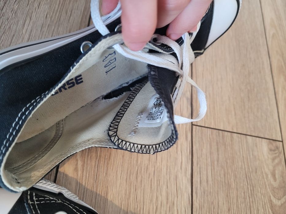 Czarne trampki converse