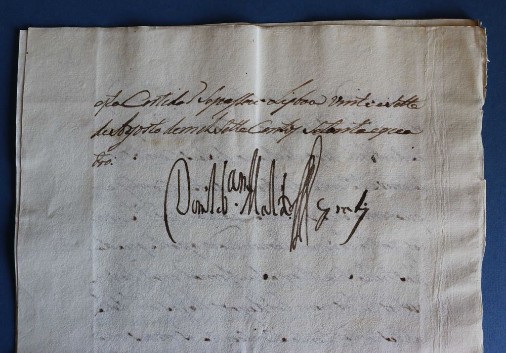 Rei D João IV traslado Foro Cavaleiro Fidalgo Luís Loureiro Abreu 1650 (1774)