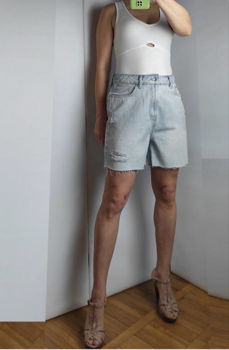 Фірмові стильні джинсові шорти мом F&F 12-m