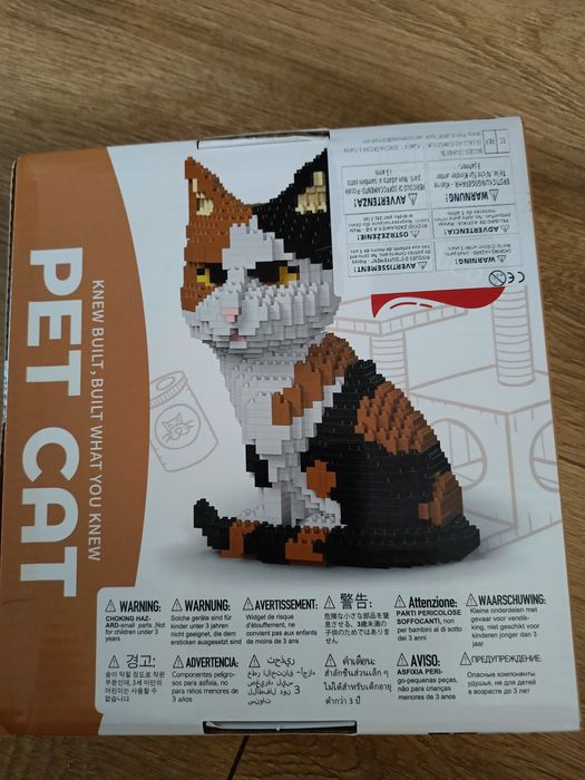 Klocki konstrukcyjne kotek 14+