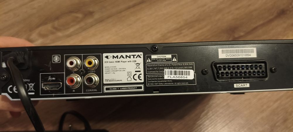 Odtwarzacz DVD Manta