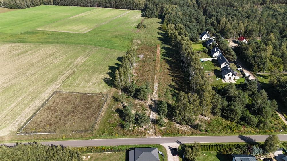 Działka budowlana Jasionka k. Sokolniki Las 1175 m² - Widok 3
