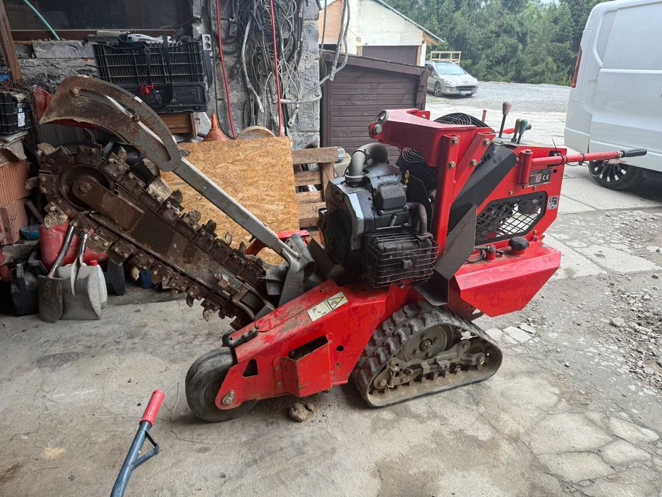 Wynajem koparka łańcuchowa - nawadnianie, elektryka, wykopy liniowe.