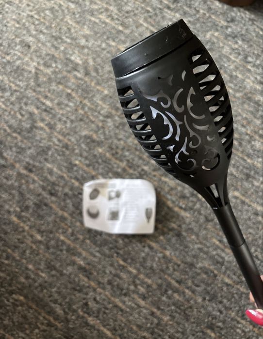 Lampka solarna led pochodnia