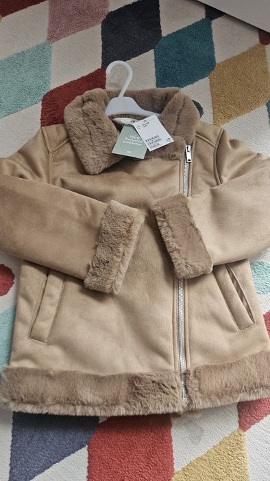 Kurtka ocieplana h&m 122/128 NOWA
