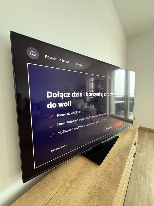 OKAZJA Telewizor HITACHI 65” QLED Wi-Fi 4K Android TV Dolby Vision