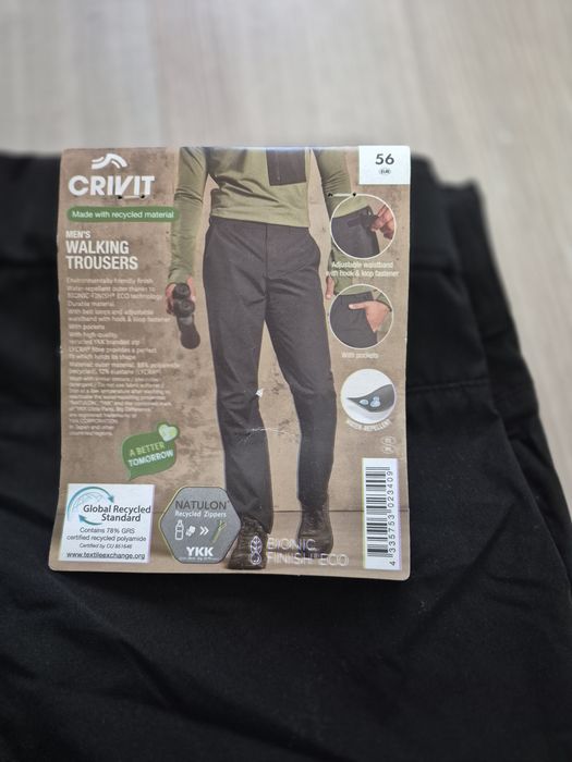 Spodnie trekingowe męskie crivit 56 rozm. XL/XXL