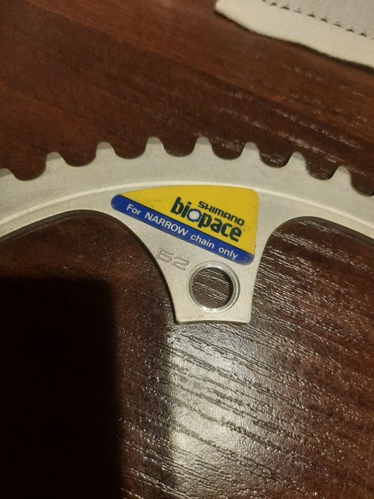 NOS nowa zębatka shimano biopace 52t 130mm bcd 4h53