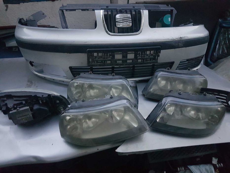Seat Alhambra Sharan Galaxy zderzak kratka lampa reflektor części