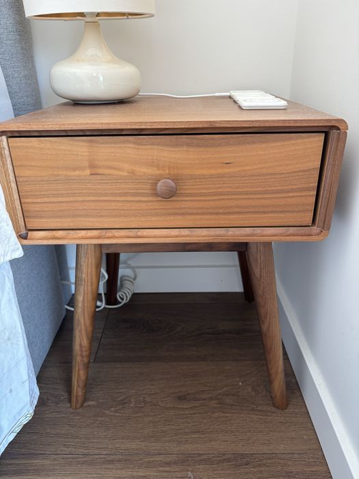 Mesa de Cabeceira com uma gaveta - La Redoute - Nogueira