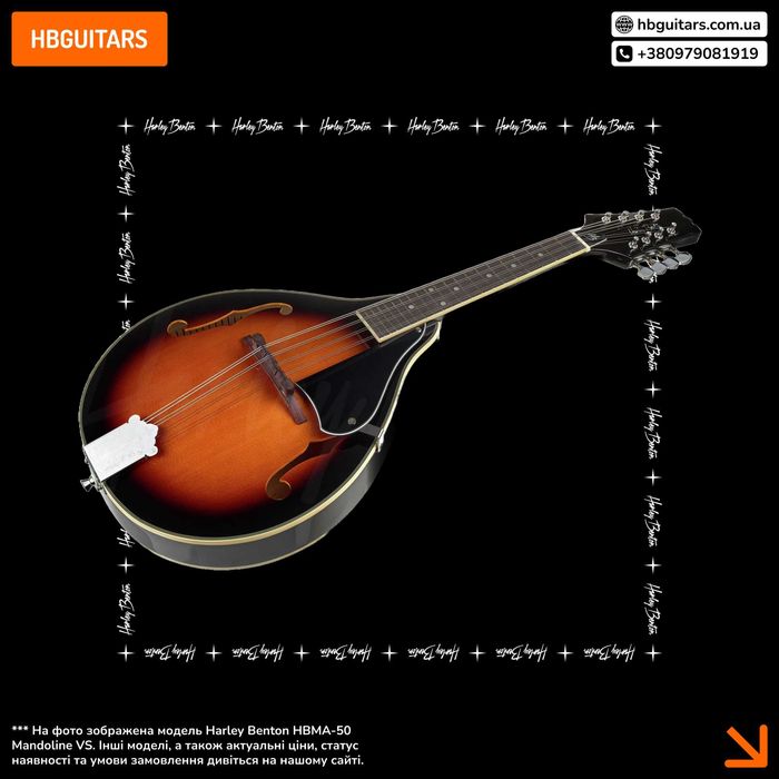 Банджо, мандоліни Harley Benton | Bluegrass | HBMA-50 Mandoline VS