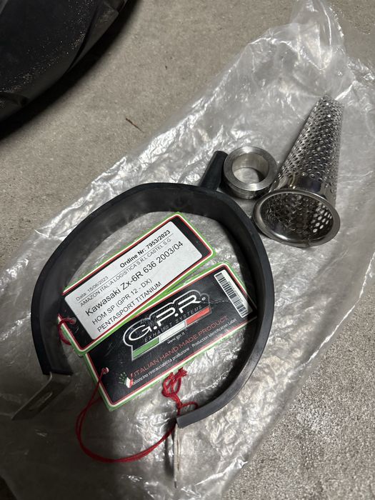 Kawasaki zx6r 636 wydech GPR , 2003/2004 tłumik gpr Tulce • OLX.pl