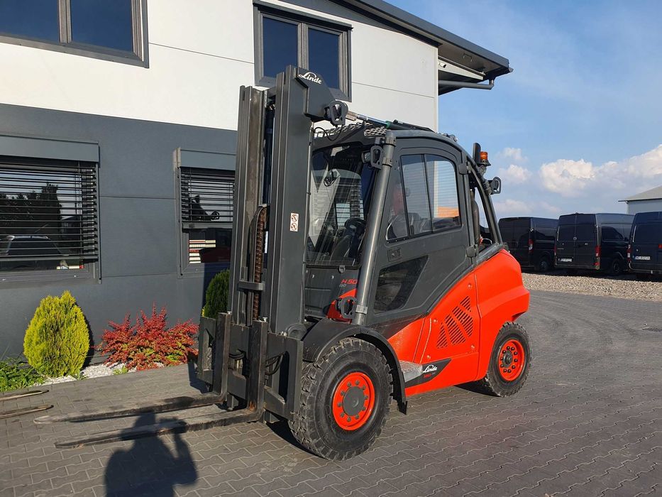 Wózek LINDE H50T-02/600 ,2021r Triplex Wolny Skok 4sekcje H45 H60 LPG