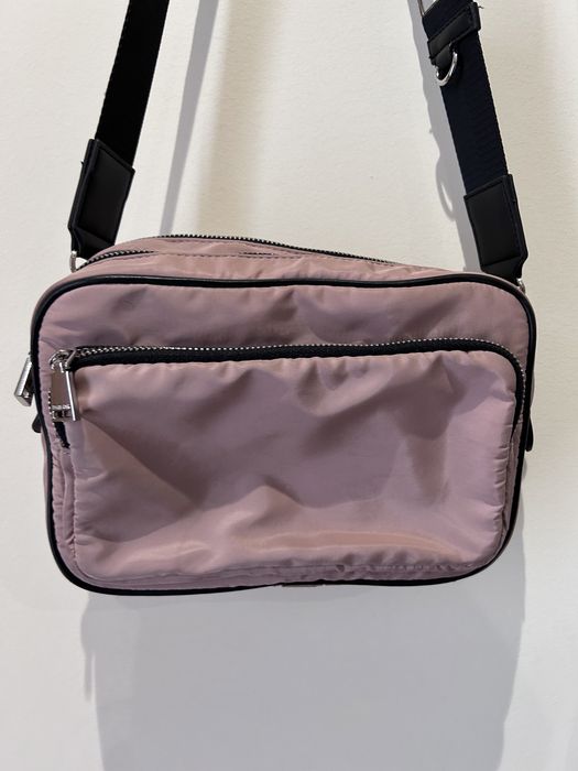 Mala de tiracolo Nylon rosa velho