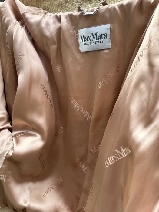 Норковая шубка бомбер Max Mara Italy.