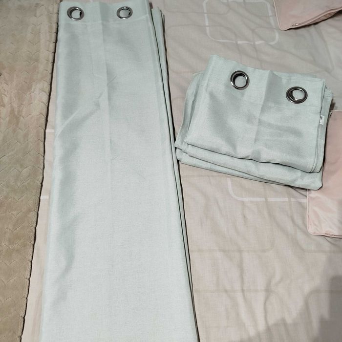 Cortinas verde agua ( 2 unidades)