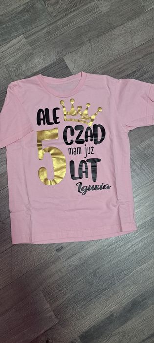 Oddam koszulkę na 5 urodzinki dla jakieś Igusi