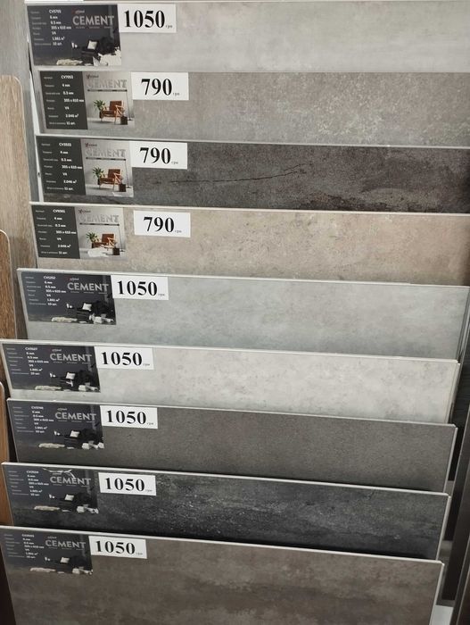 SPC ламінат та вініл замковий, товщина 4-6мм, вигідна ціна, є доставка