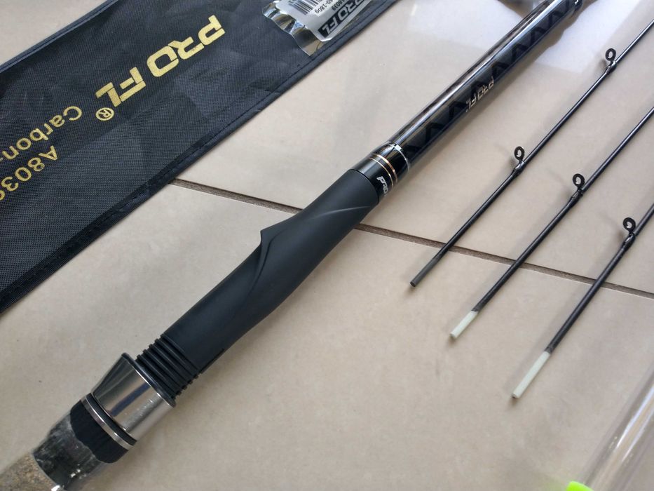 PRO FL Tele Feeder 3,90m 60-180g mocny węglowy