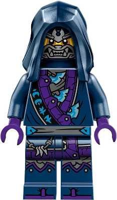 Lego Figurka Ninjago njo0854 Wolf Mask Guard 71805 71815 - pęknięta ręka