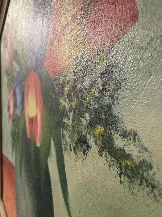 Elis Gotthard de Carpetz - Stary Obraz Olejny  na Płotnie, Notowany