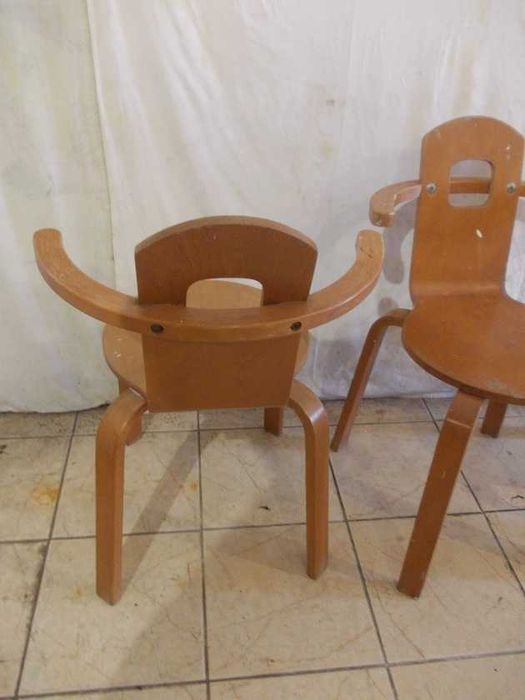 Stare drewniane krzesła FROSTA IKEA lata 80