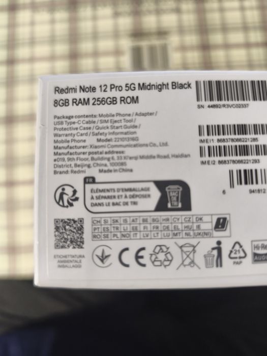 XIAOMI Redmi Note12 Pro 5G