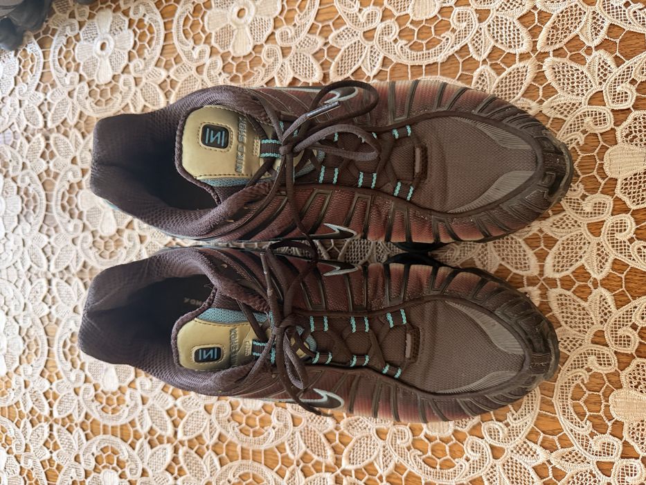 Nike W Shox TL у кольорі Velvet Brown/Denim Turq