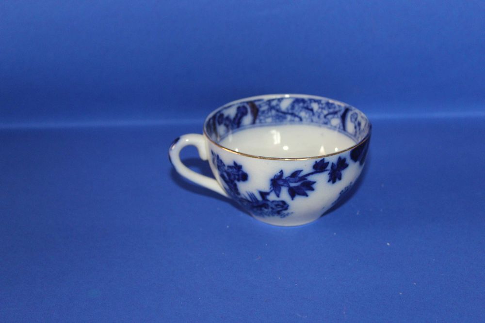 Chávena Faiança com decoração azul